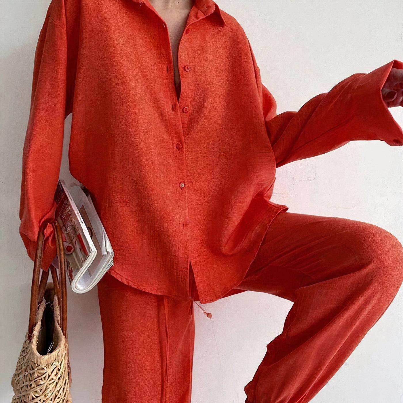Abigail | Linen Summer Set For Women
