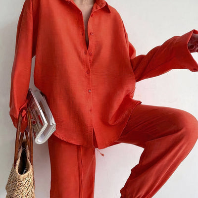 Abigail | Linen Summer Set For Women