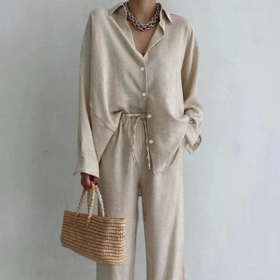 Abigail | Linen Summer Set For Women