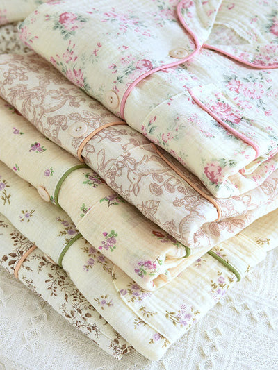 Carla | Women's Pyjama Set Floral Print Cotton 2