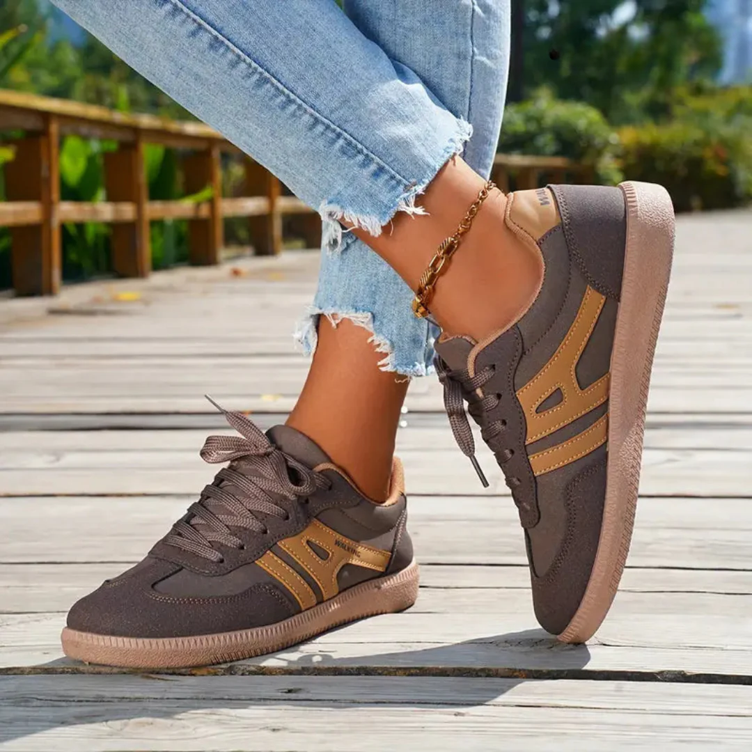 Claire | Classic Street Sneakers with Bold Panel Details 2