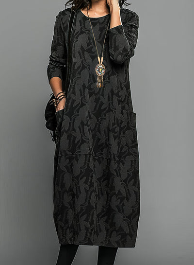 Danielle | Winter Dress with Pockets in Elegant Prints for Women 3