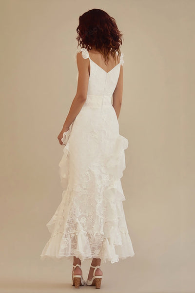 Freya | Women's White Occasion Maxi Dress