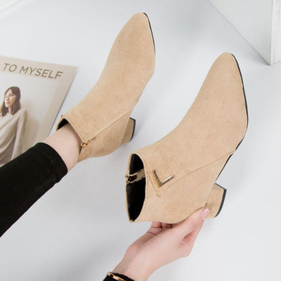 Isla | Women's Black Leather Ankle Boots 0