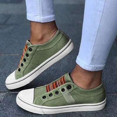 Mia | Women's Sneakers White Comfortable Casual Design 2