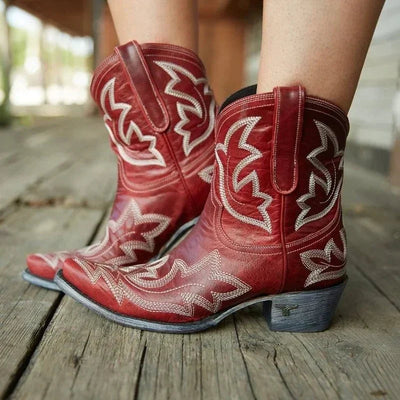 Sarah | Women's Black Western Cowboy Boots 2