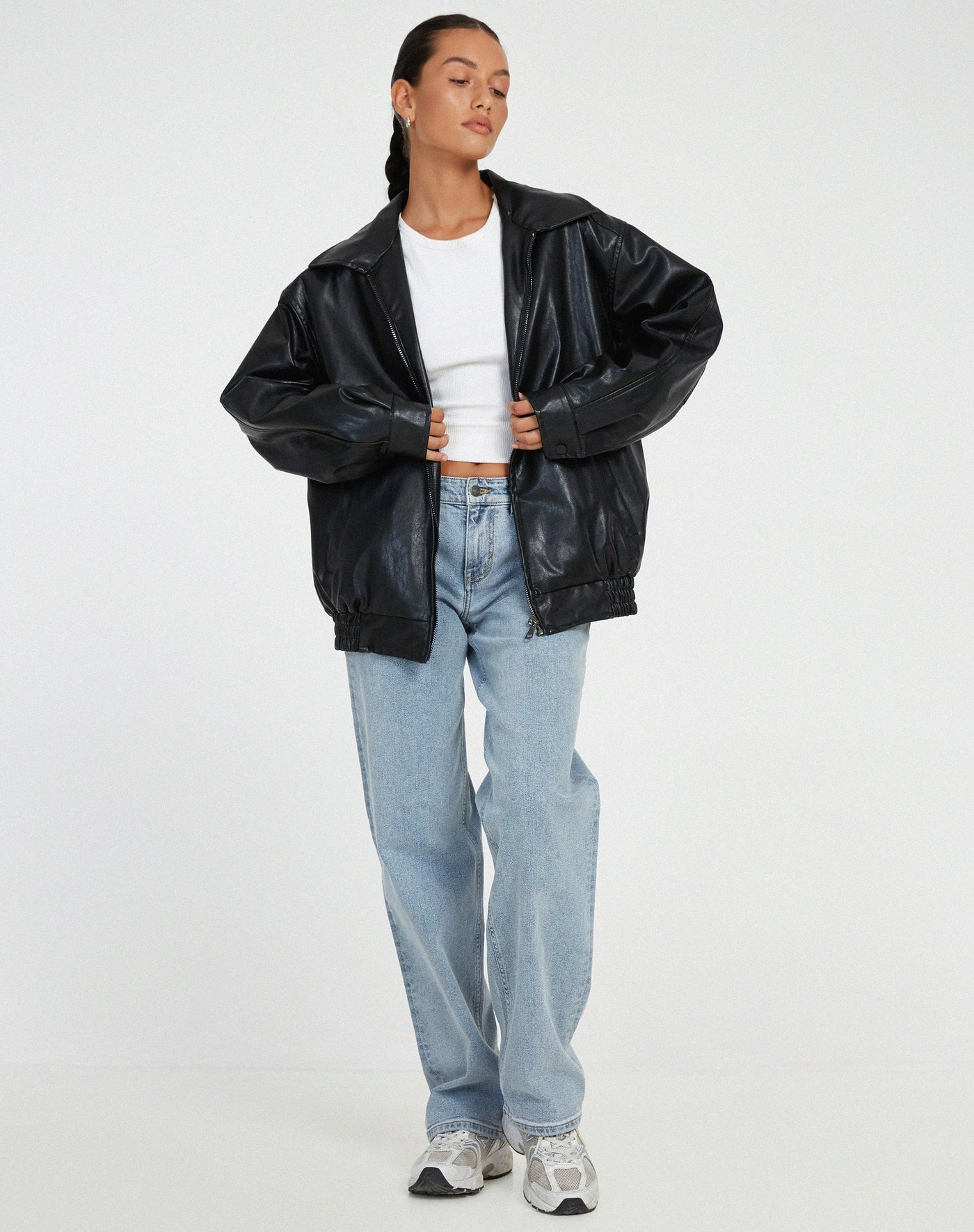 Sophia | Oversized Jacket Lightweight Breathable Fabric Blend 7