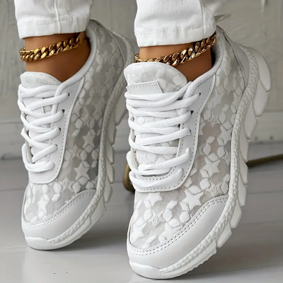 Sophia | Sneakers Lace Mesh Upper Cushioned Sole 0