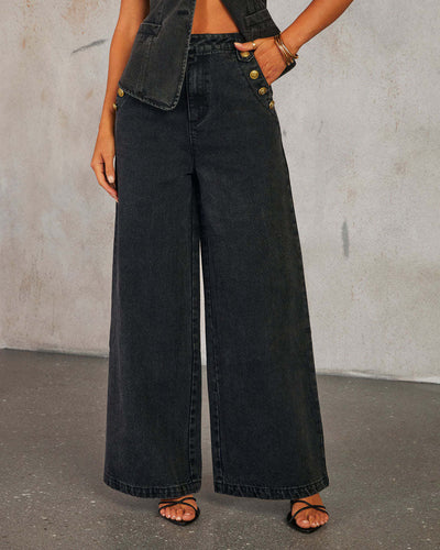 Sophia | Women's Denim Vest with Button-Down Closure 5