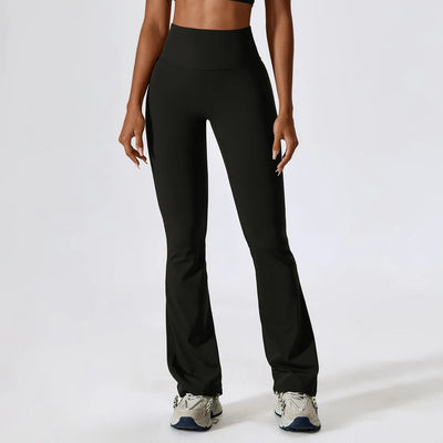 Sophia | Women's Flare Leggings High-Waisted Soft Brushed Fabric 0