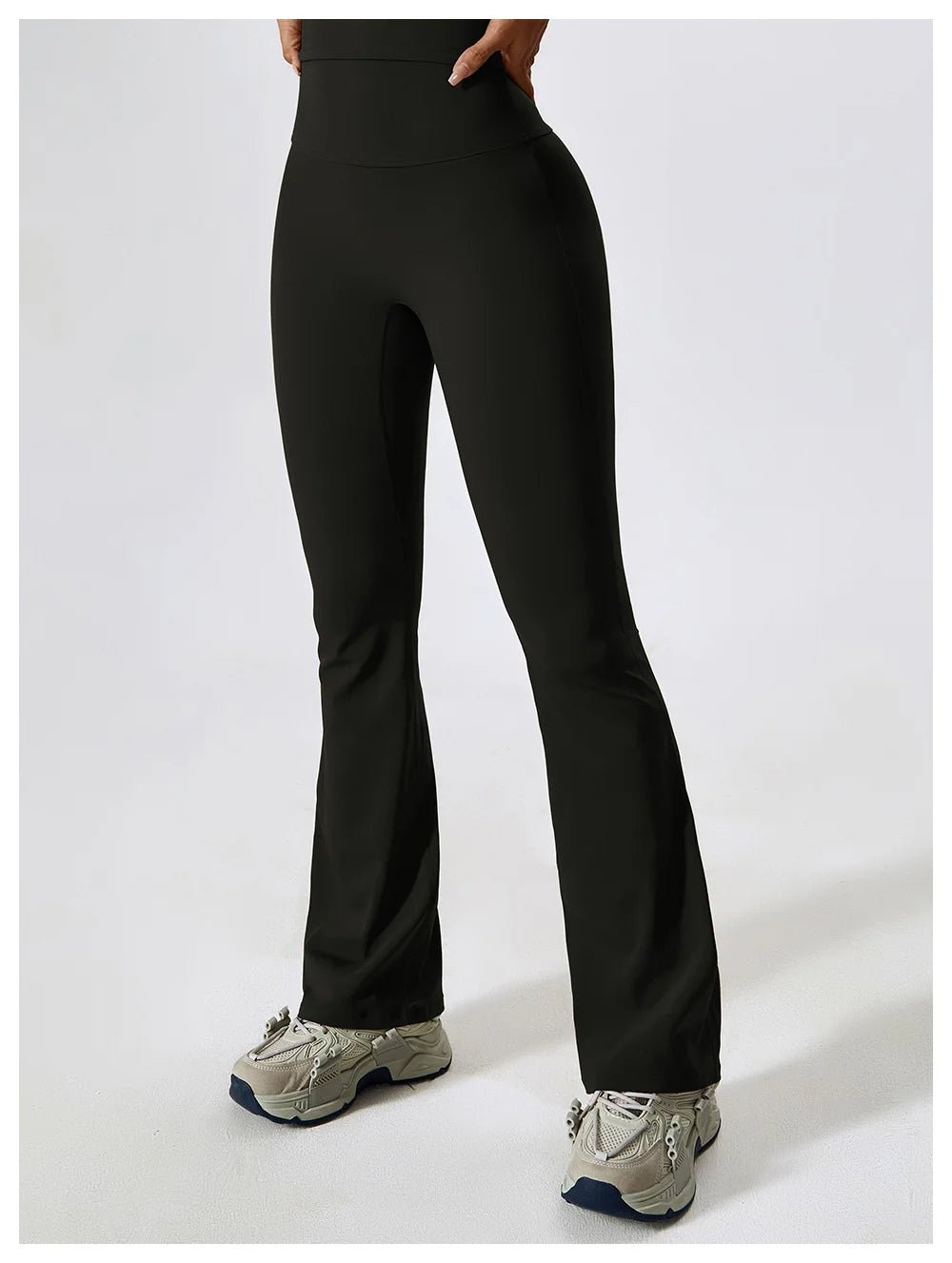 Sophia | Women's Flare Leggings High-Waisted Soft Brushed Fabric 5