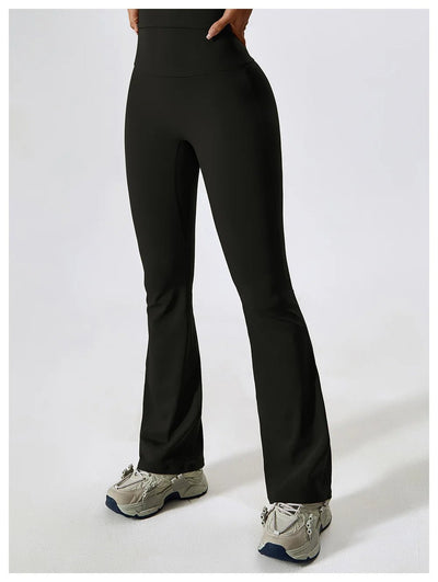Sophia | Women's Flare Leggings High-Waisted Soft Brushed Fabric 5