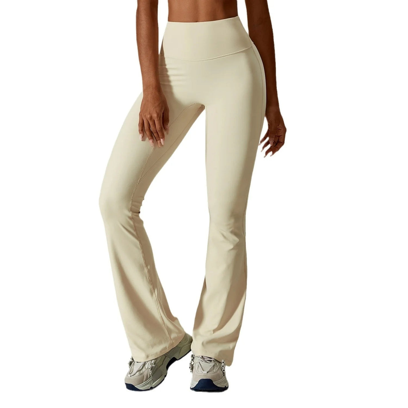 Sophia | Women's Flare Leggings High-Waisted Soft Brushed Fabric 8
