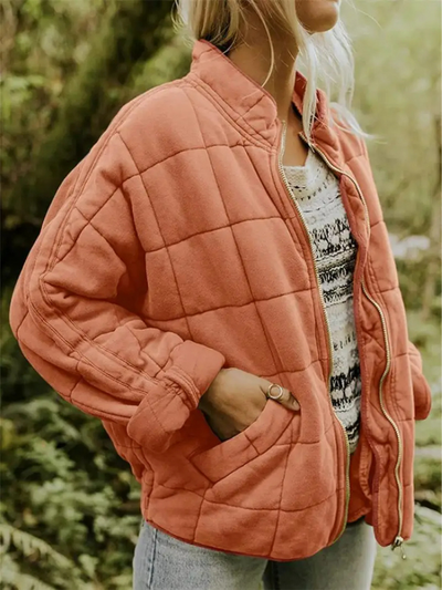 Sophia | Women's Hooded Puffer Jacket Oversized Down Blend Wind Blocking 0