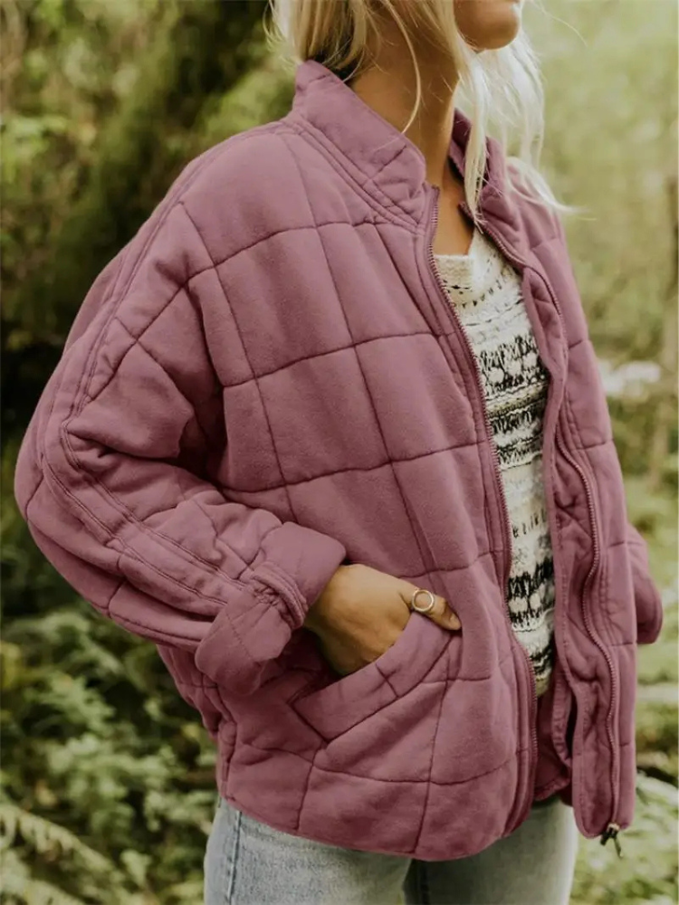 Sophia | Women's Hooded Puffer Jacket Oversized Down Blend Wind Blocking 1