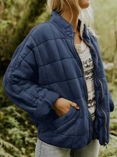 Sophia | Women's Hooded Puffer Jacket Oversized Down Blend Wind Blocking 4