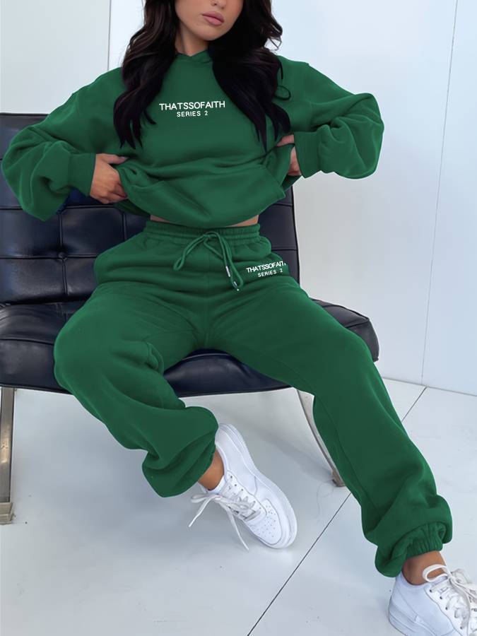 Sophia | Women's Hoodie and Jogger Set with Drawstring Waist 6
