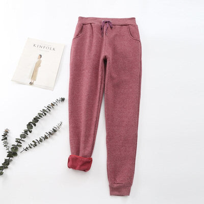 Sophia | Women's Joggers Trousers Drawstring Waist Soft Lined 0