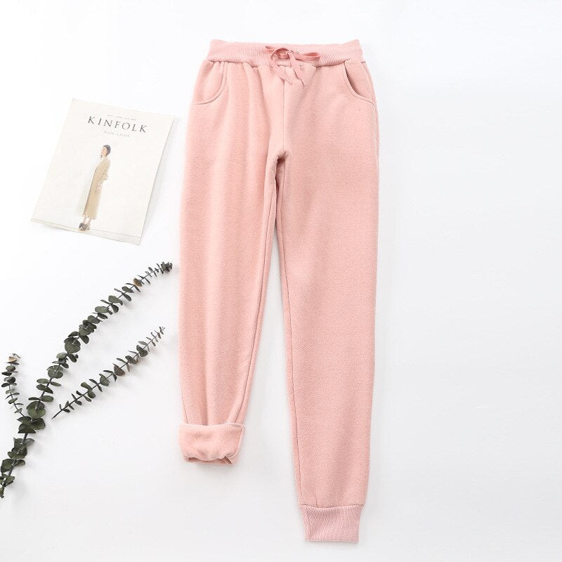 Sophia | Women's Joggers Trousers Drawstring Waist Soft Lined 7