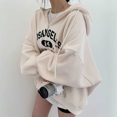 Sophia | Women's Oversized Sweatshirt Winter Casual Cotton Blend 1