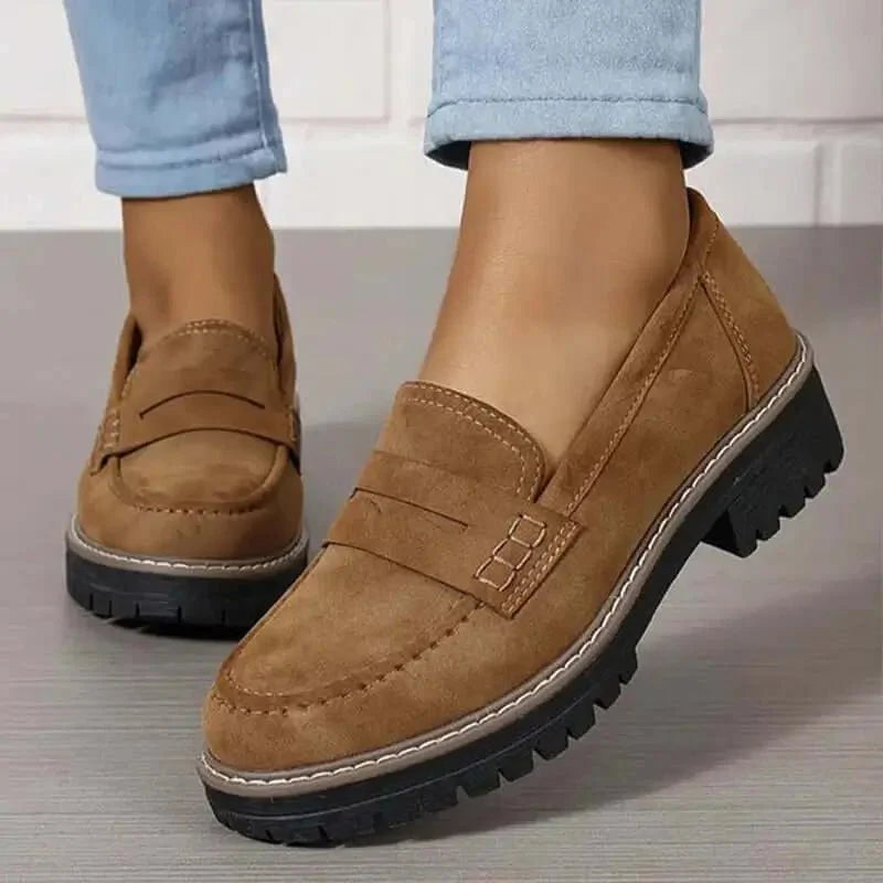Sophia | Women's Slip-On Suede Sandals 5