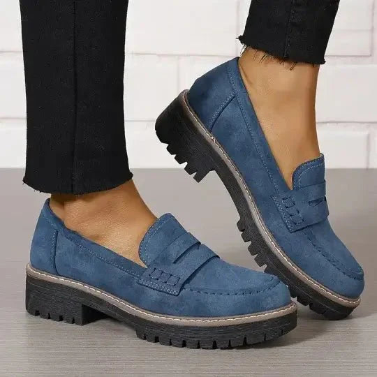 Sophia | Women's Slip-On Suede Sandals 6