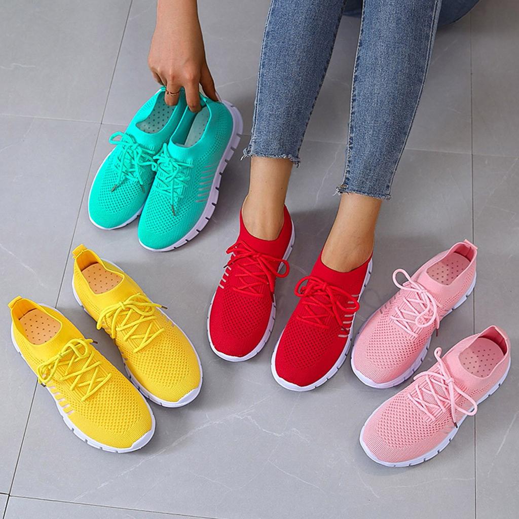 Sophia | Women's Sneakers Breathable Knit Lace-Up Fit 6
