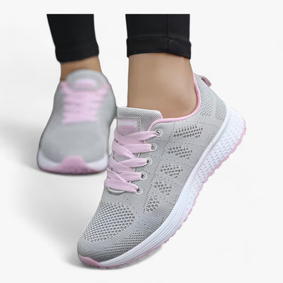 Sophia | Women's White Sneakers Lightweight Mesh Cushioned Sole 0