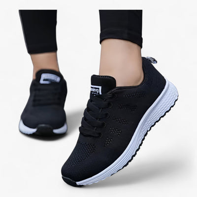 Sophia | Women's White Sneakers Lightweight Mesh Cushioned Sole 1