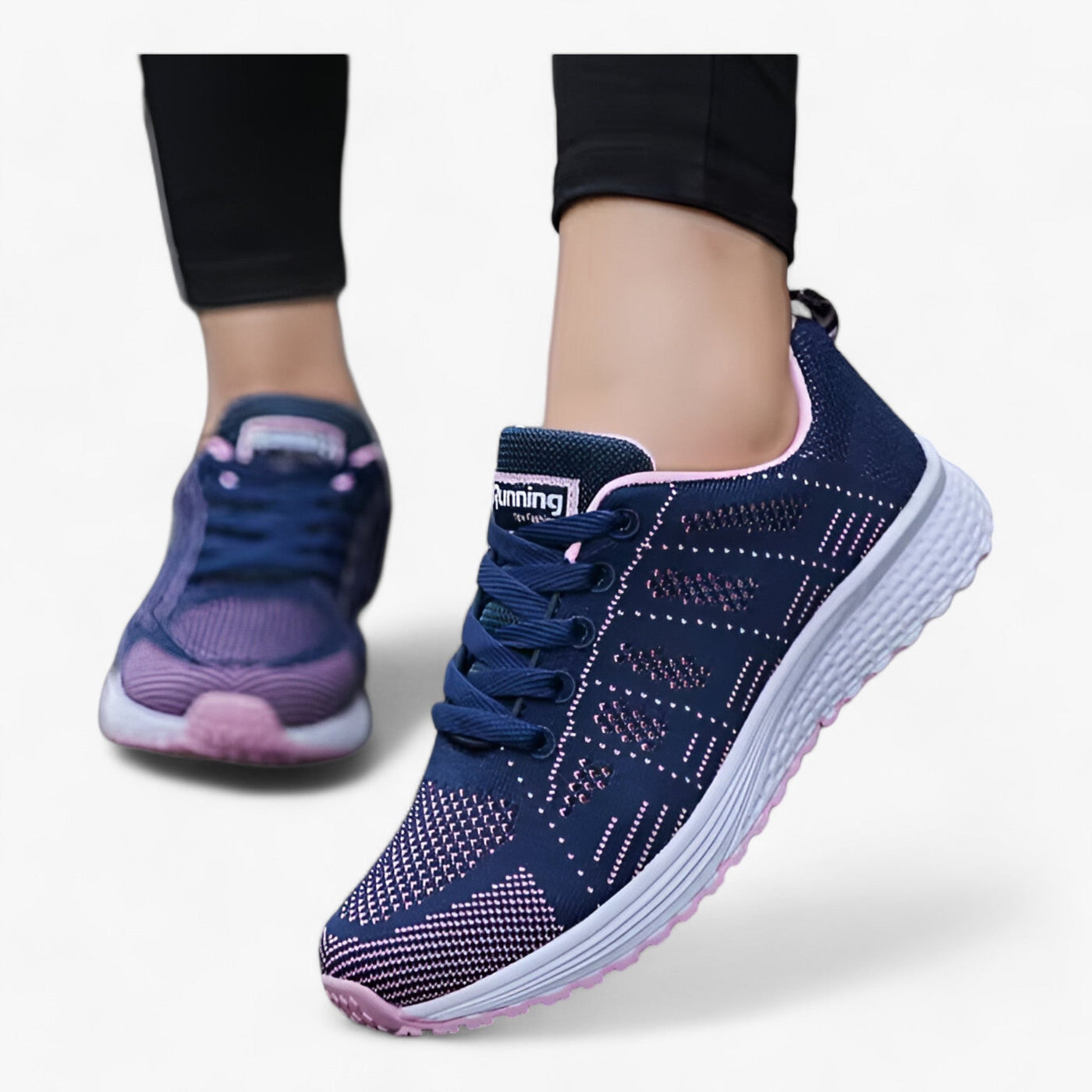 Sophia | Women's White Sneakers Lightweight Mesh Cushioned Sole 3