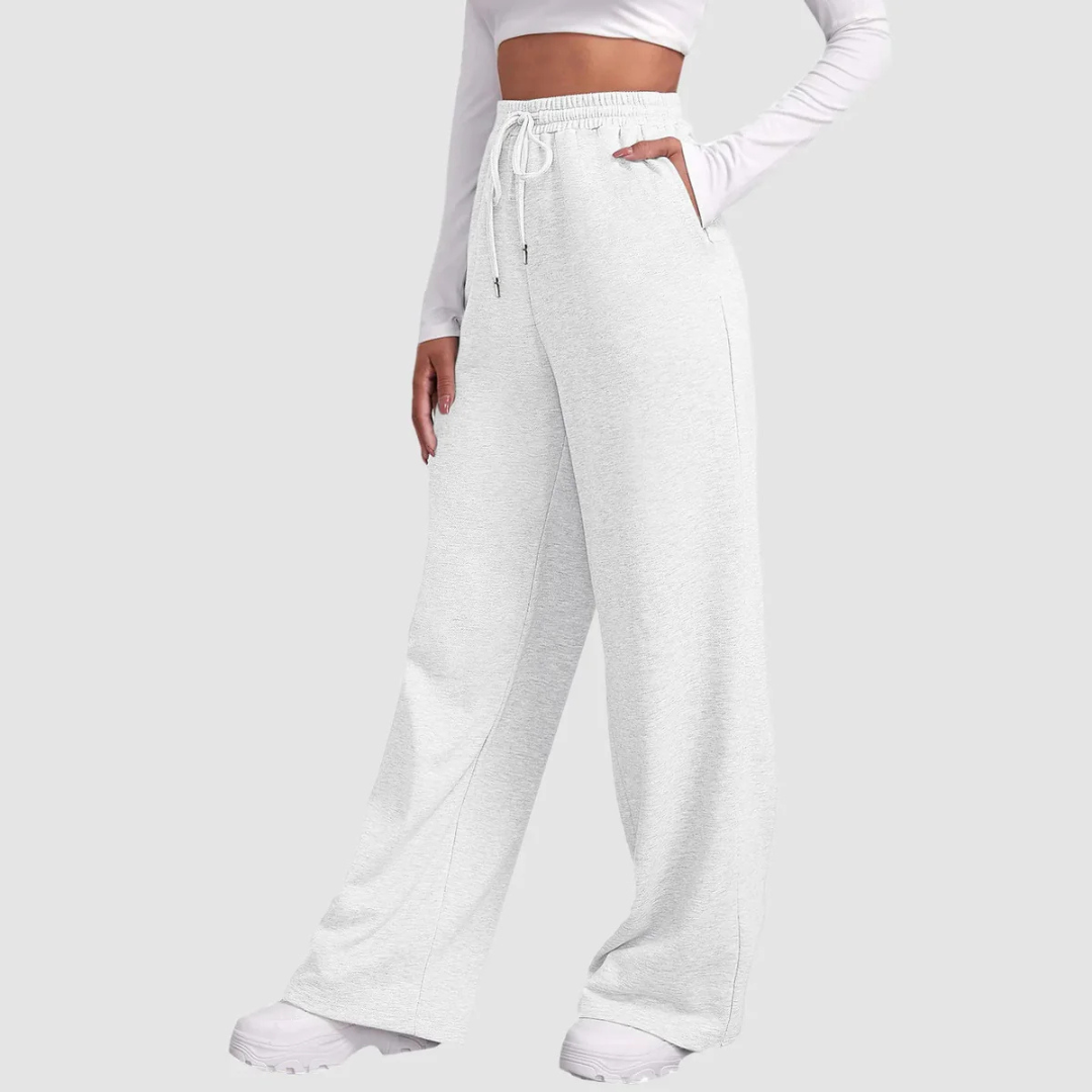 Sophia | Women's Wide Leg Joggers with Adjustable Drawstring 0