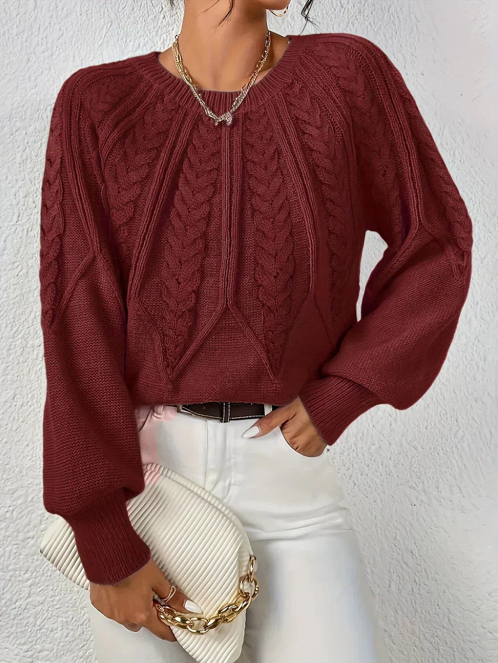 Sophie | Cable-Knit Pullover Sweater 4