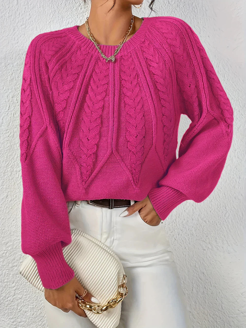 Sophie | Cable-Knit Pullover Sweater 7