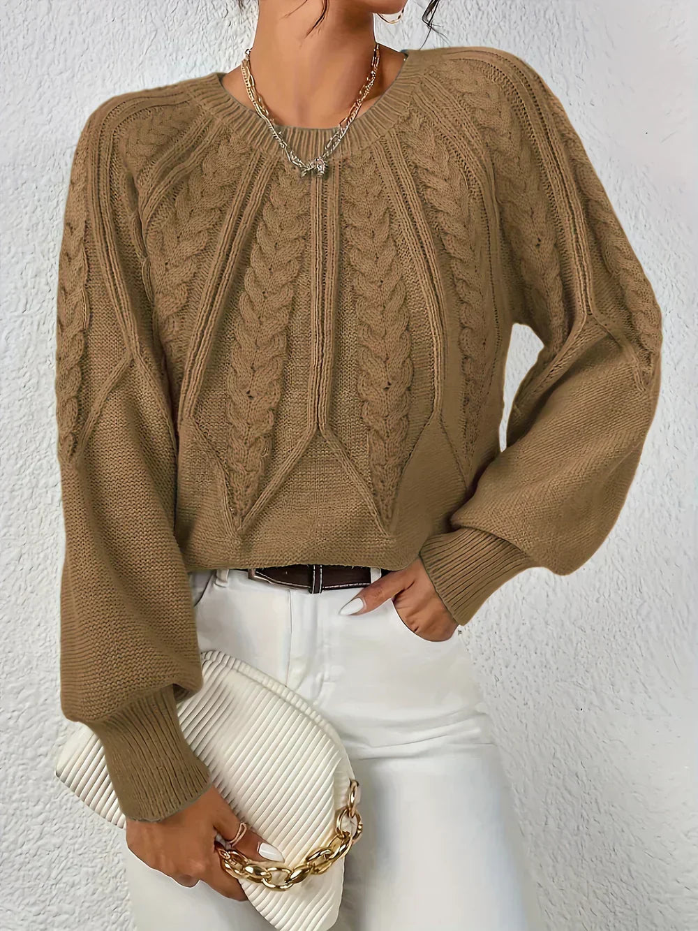 Sophie | Cable-Knit Pullover Sweater 9