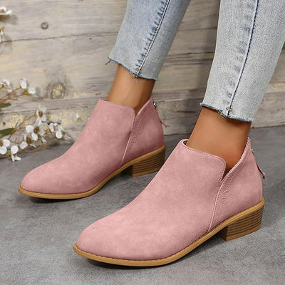 Sophie | Women's Black Ankle Boots with Zipper Closure 8